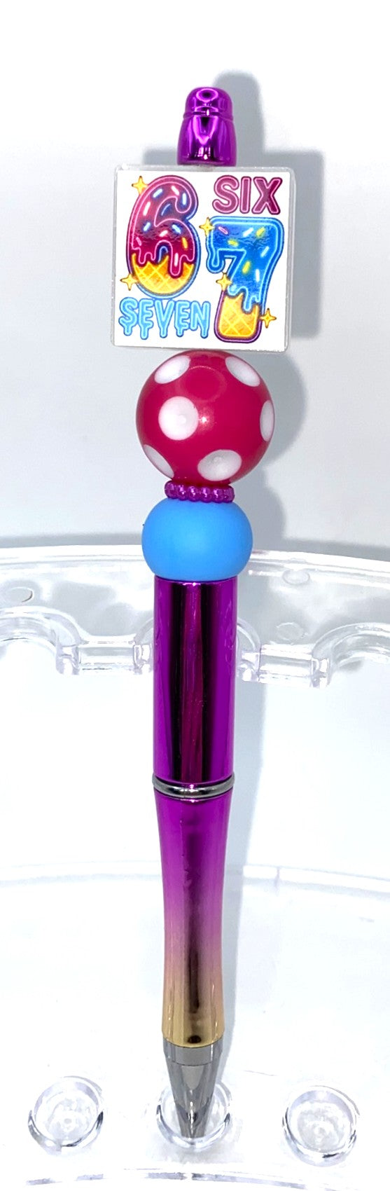67 Six Seven Beaded Pen