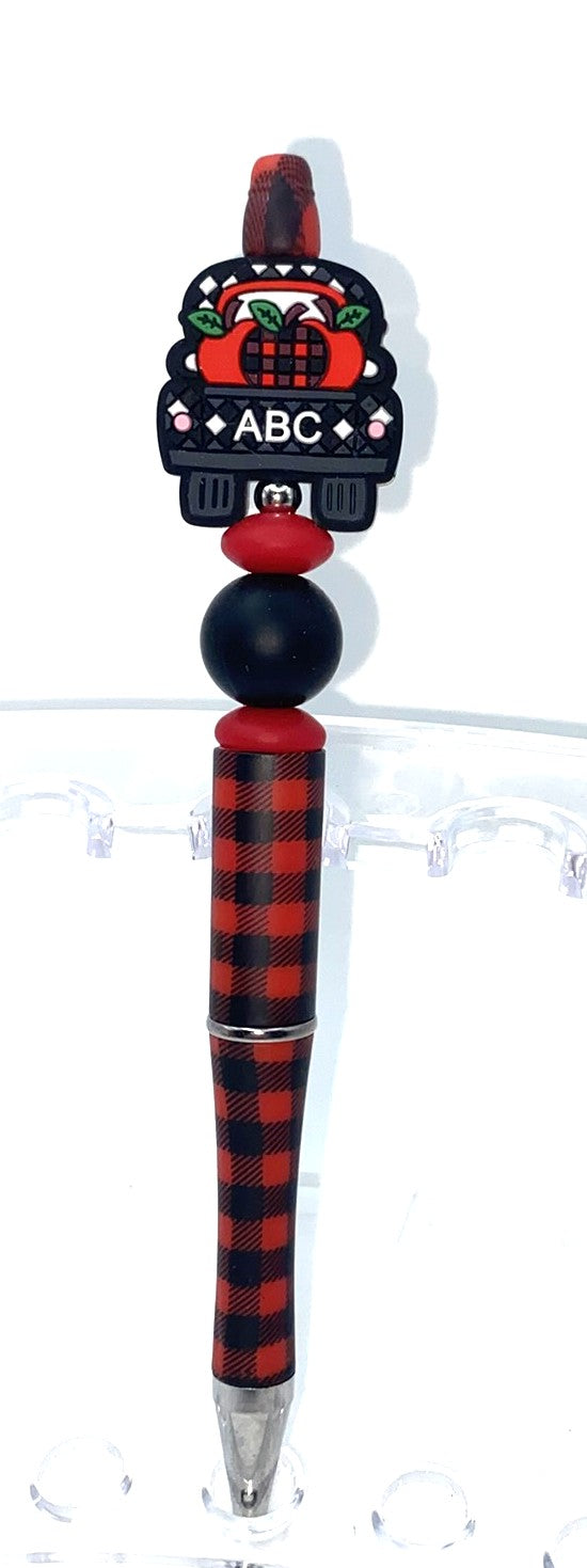 ABC Plaid Truck Pre-Made Pen