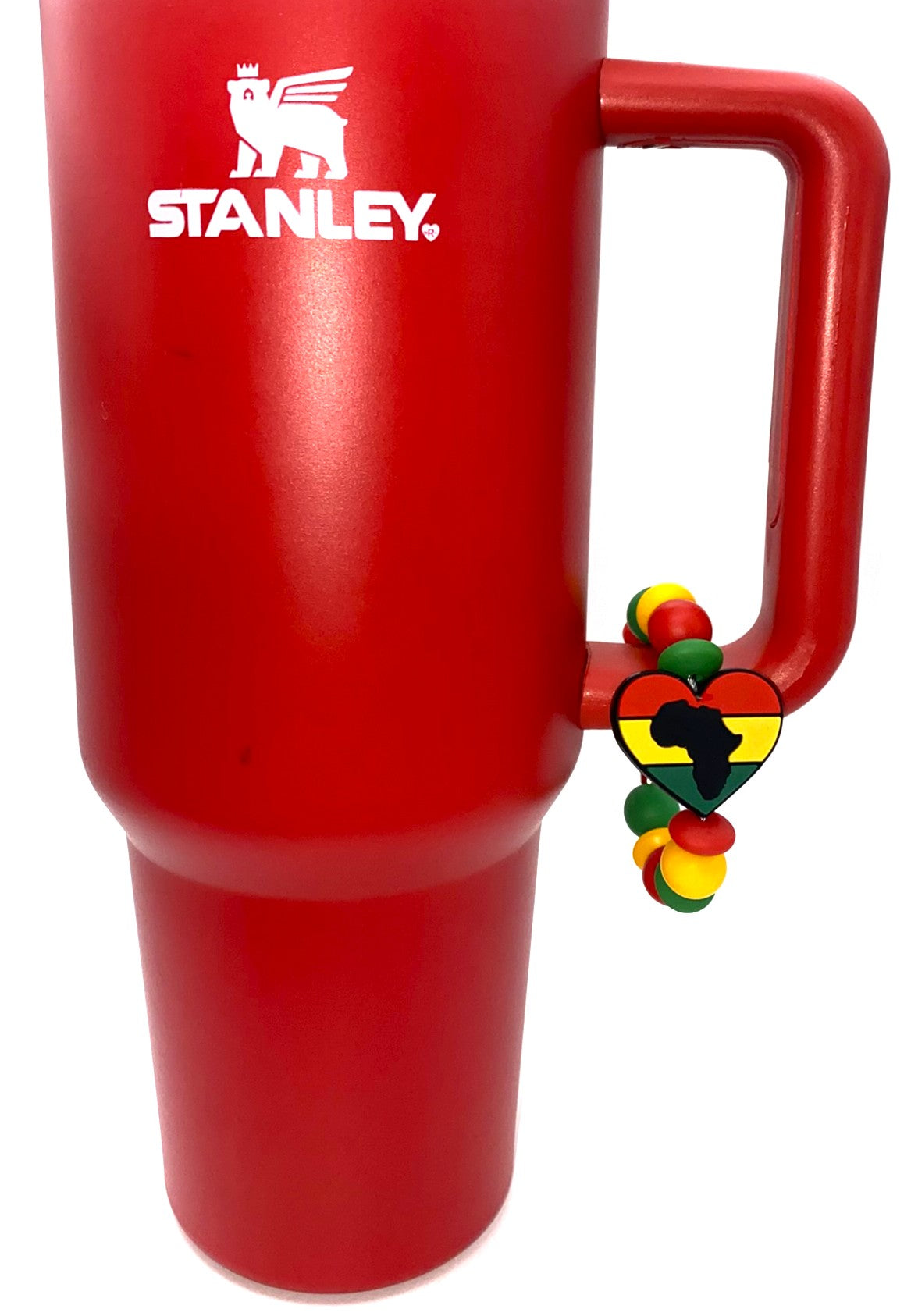 African Heart Juneteenth Stanley Tumbler Cup Handle Charm