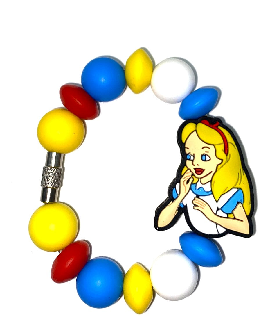 Wonderfully Curious Girl Upper Body Stanley Tumbler Cup Handle Charm