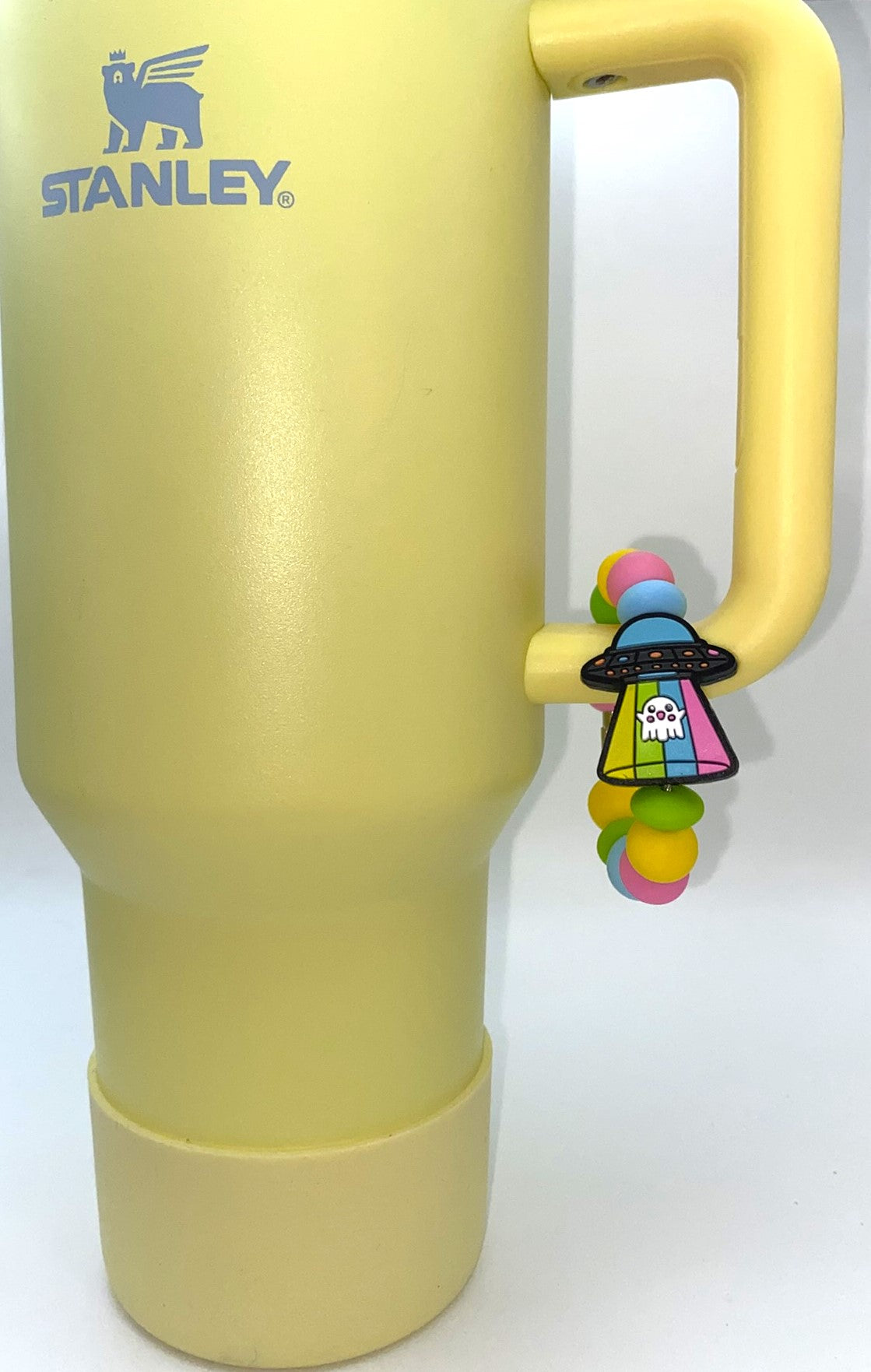 Alien Abduction Ghost Stanley Tumbler Cup Handle Charm