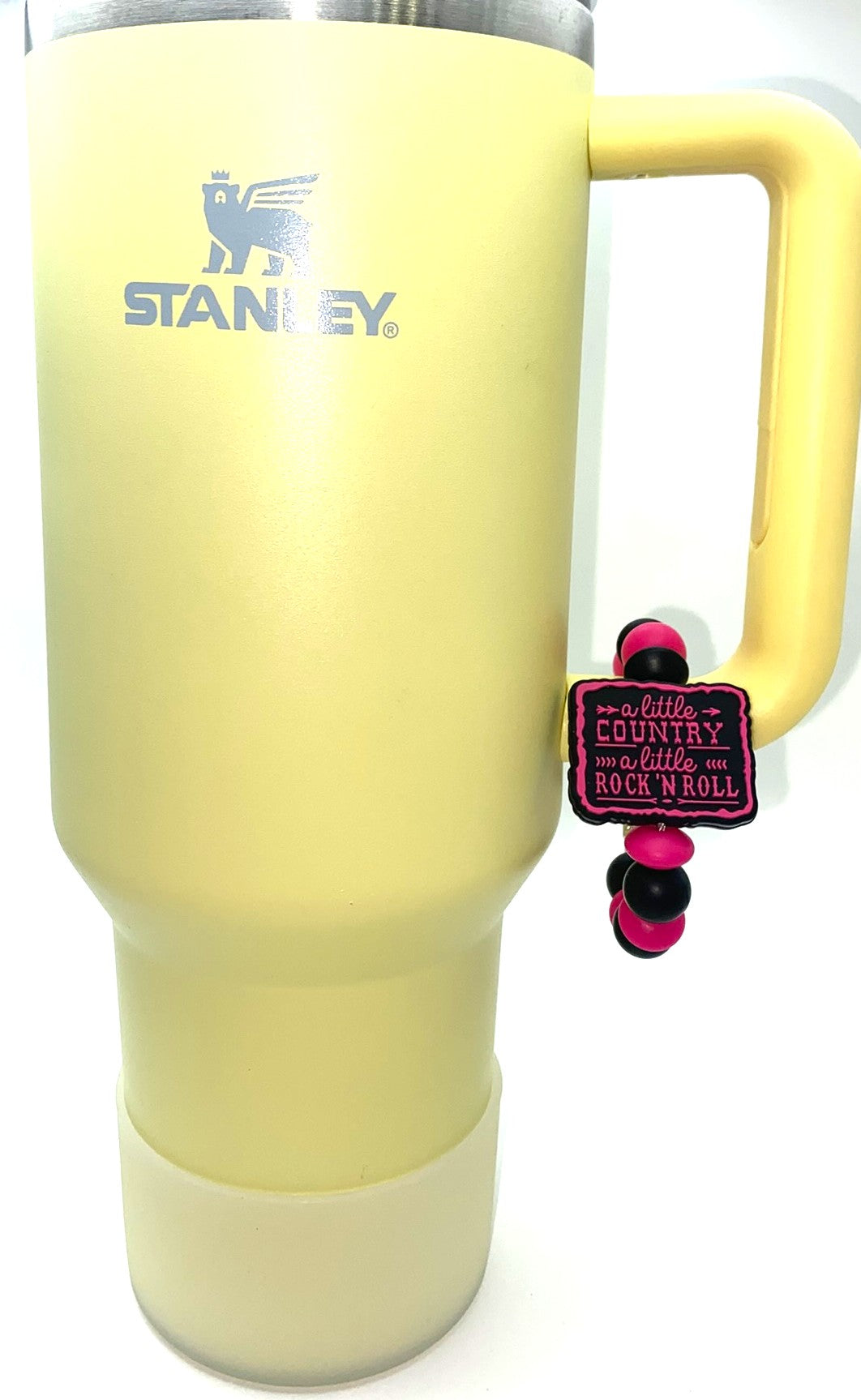 A Little Country A Little Rock N Roll Stanley Tumbler Cup Handle Charm