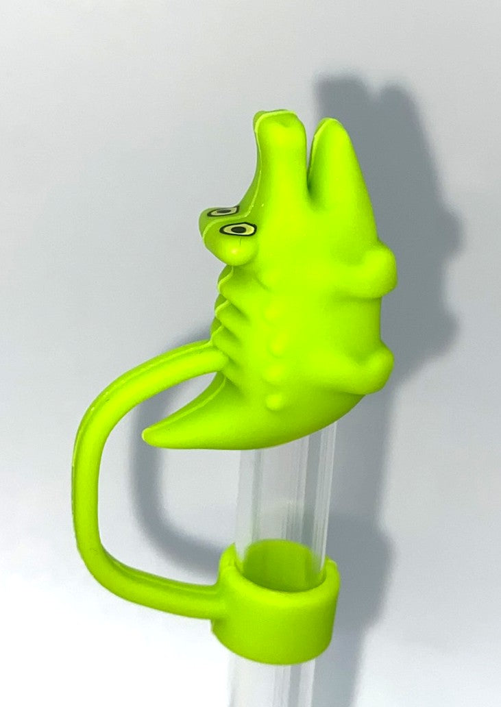 Alligator 3D Straw Topper