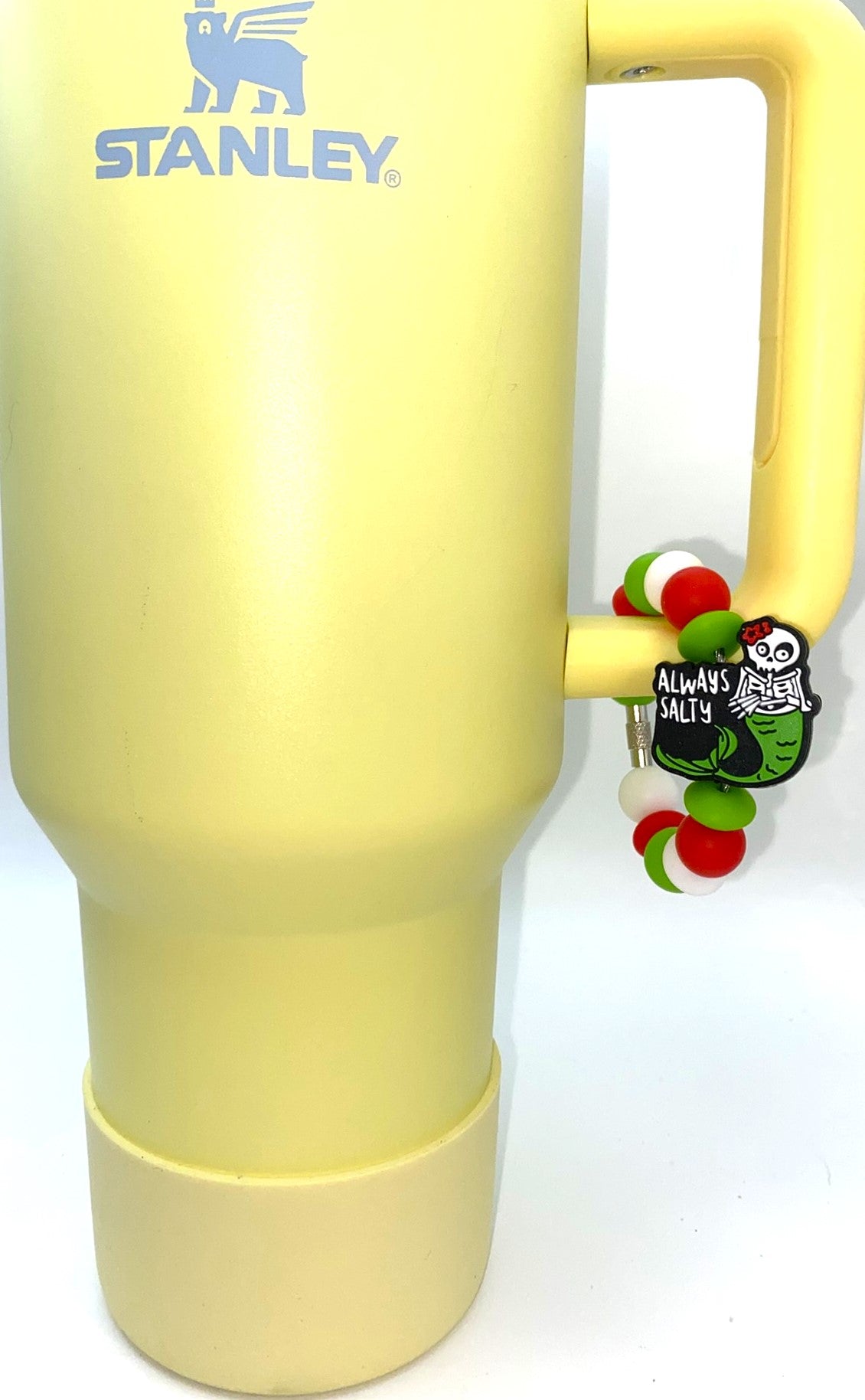 Always Salty Skeleton Mermaid Stanley Tumbler Cup Handle Charm