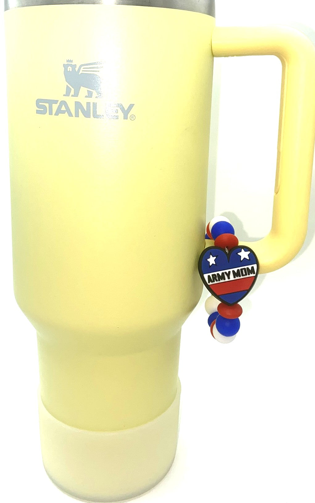 Army Mom Heart Military Branch Stanley Tumbler Cup Handle Charm