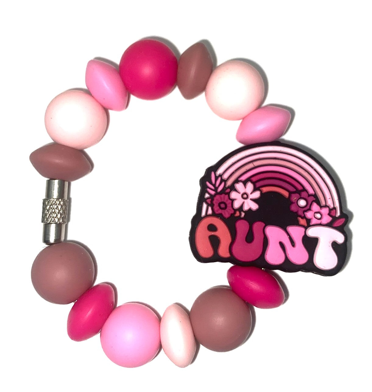 Aunt Pink Stanley Tumbler Cup Handle Charm