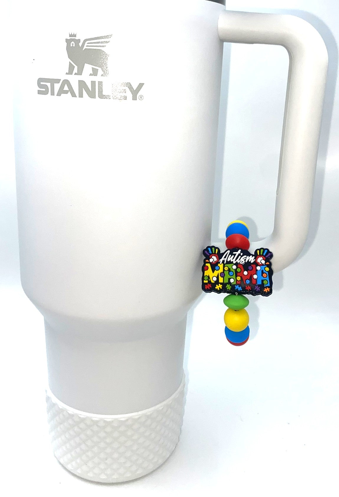 Autism Mama Puzzle Stanley Tumbler Cup Handle Charm