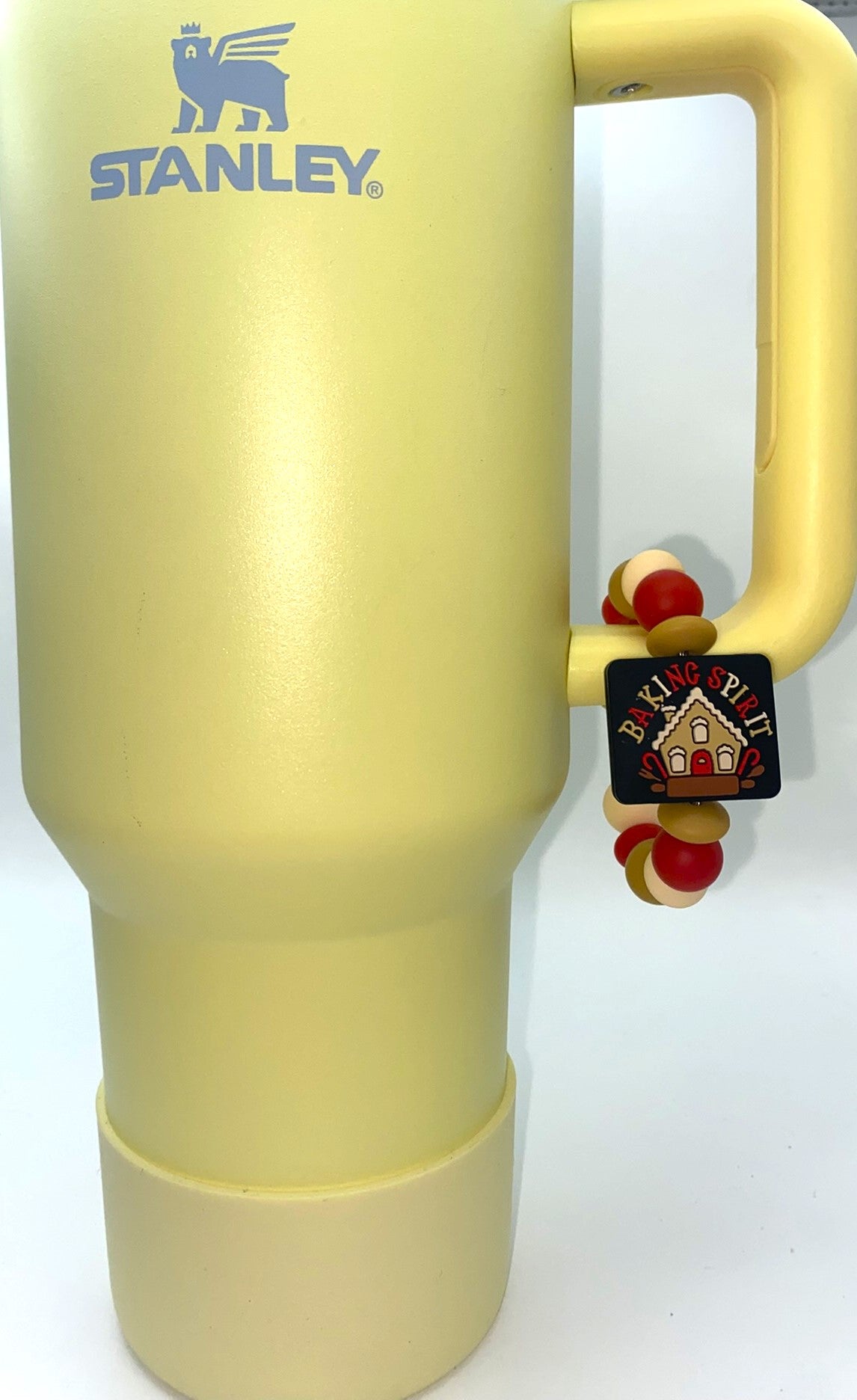 Baking Spirit Christmas Gingerbread House Stanley Tumbler Cup Handle Charm