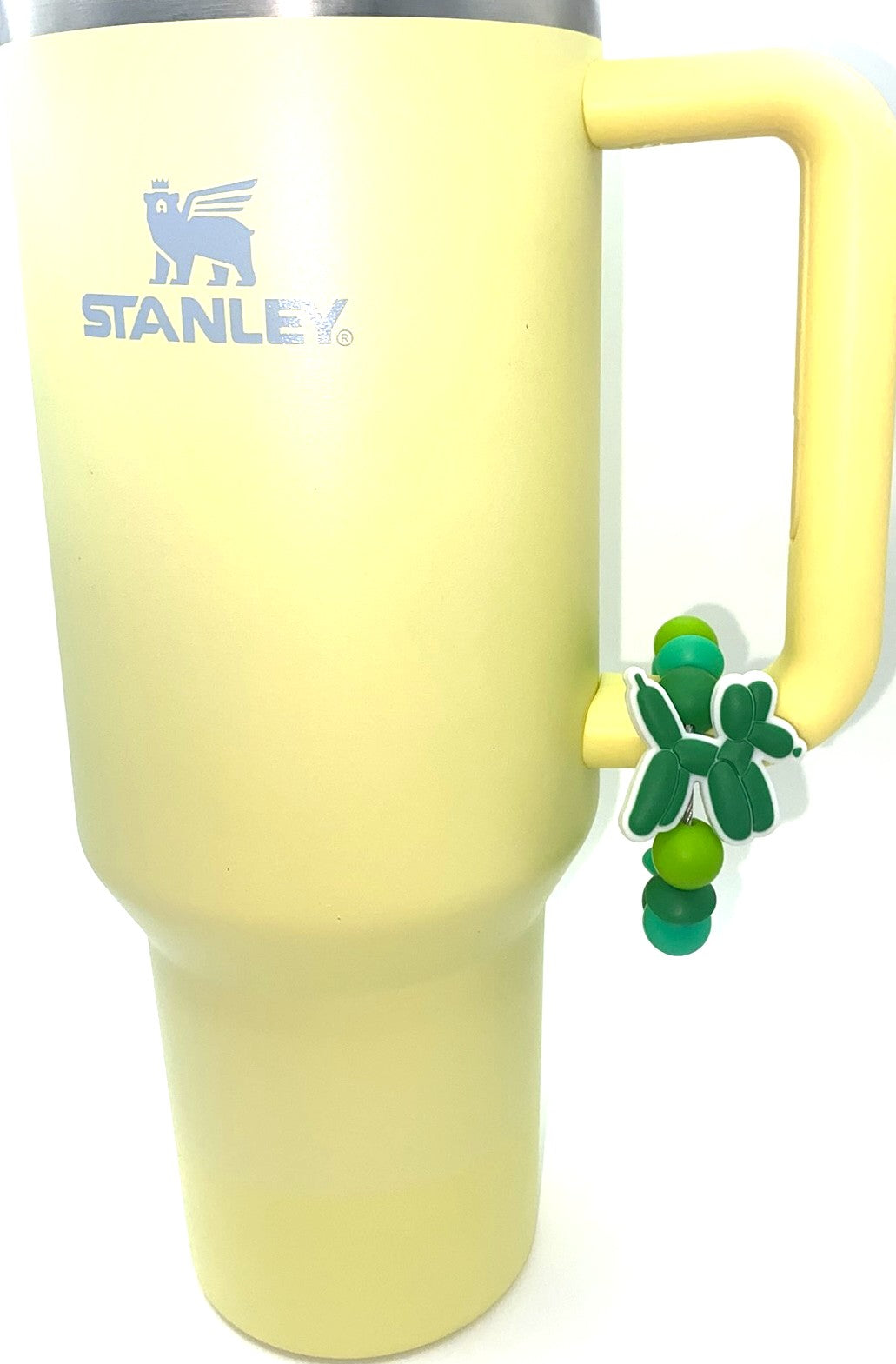 Green Balloon Dog Stanley Tumbler Cup Handle Charm