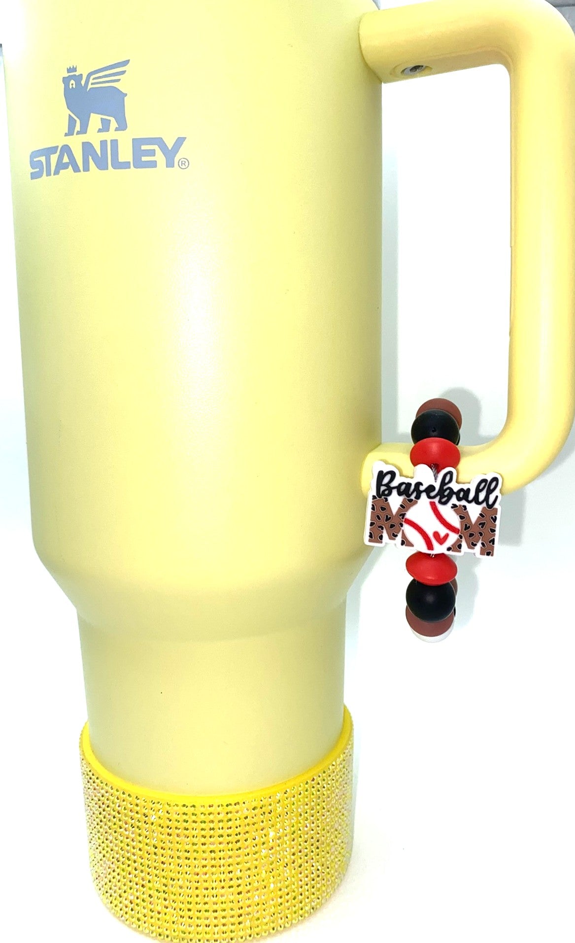 Baseball Mom Stanley Tumbler Cup Handle Charm
