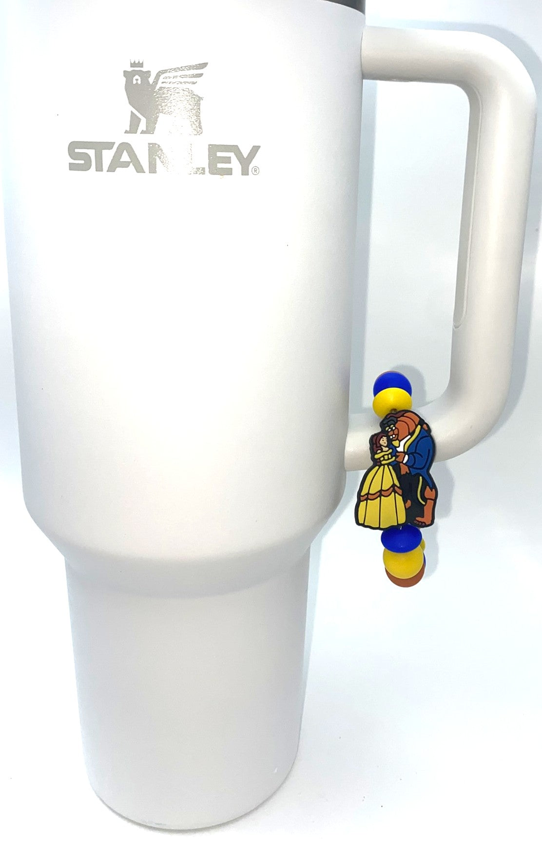 Beautiful Girl & Beast Dancing Stanley Tumbler Cup Handle Charm