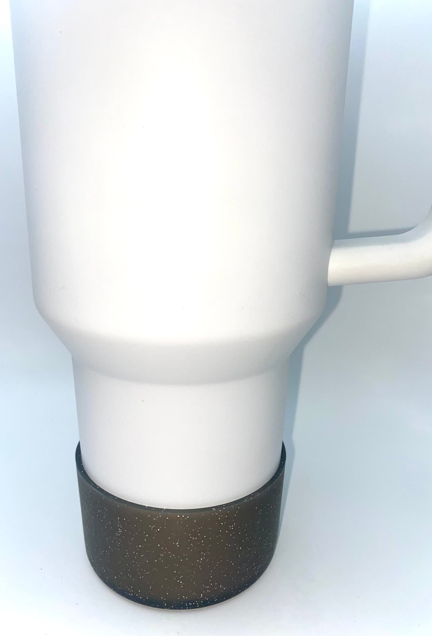 Glitter Black Translucent Stanley Tumbler Boot Sleeve #40