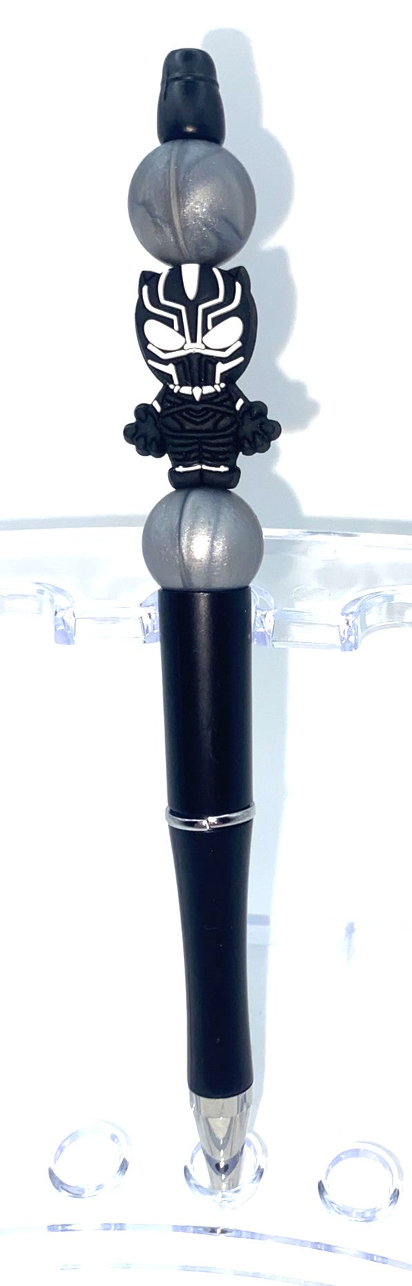 Panther Super Hero Beaded Pen