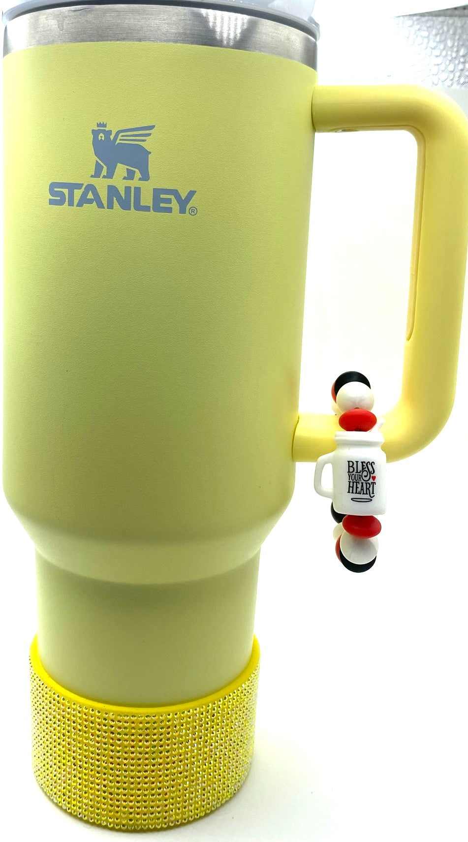 Bless Your Heart Mason Jar Stanley Tumbler Cup Handle Charm