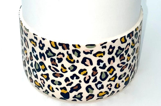 Boho Leopard Print Stanley Tumbler Boot Sleeve #54