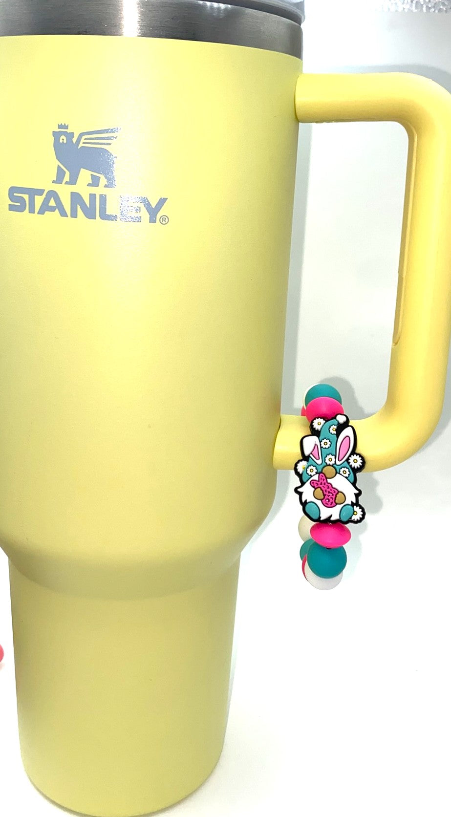 Easter Bunny Gnome Tumbler Cup Handle Charm