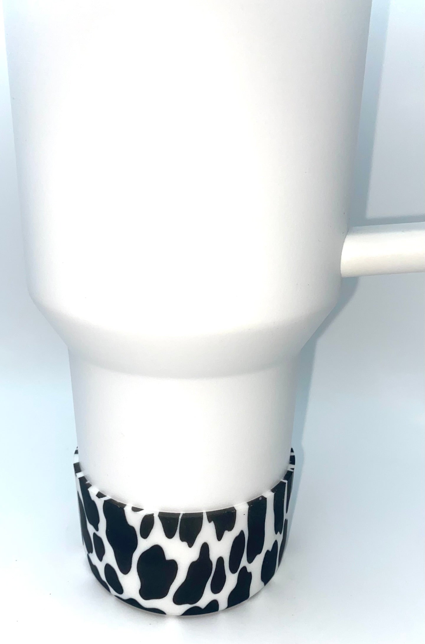 Black & White Cow Print Stanley Tumbler Boot Sleeve #53