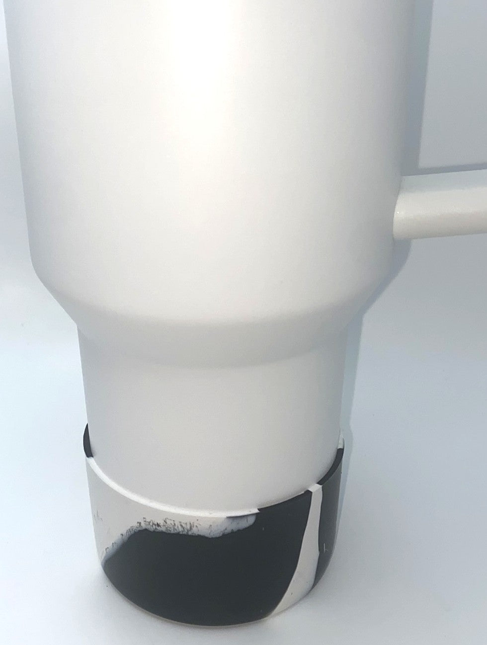 Black & White Swirl Stanley Tumbler Boot Sleeve #107