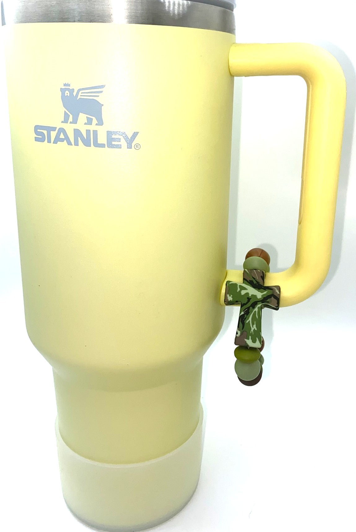 Camo Camouflage Cross Stanley Tumbler Cup Handle Charm