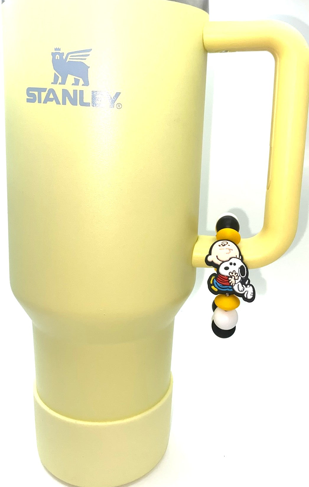 Good Grief Cartoon Boy & Beagle Friend Stanley Tumbler Cup Handle Charm