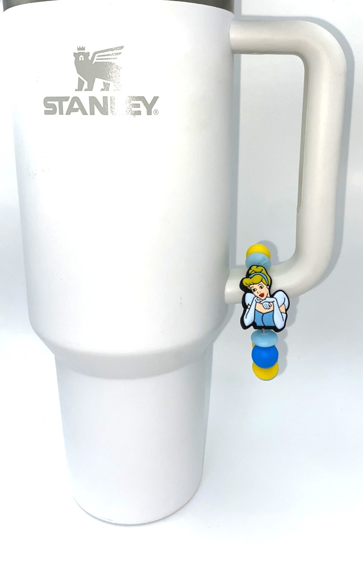 Glass Slipper Princess Cartoon Girl #2 Stanley Tumbler Cup Handle Charm