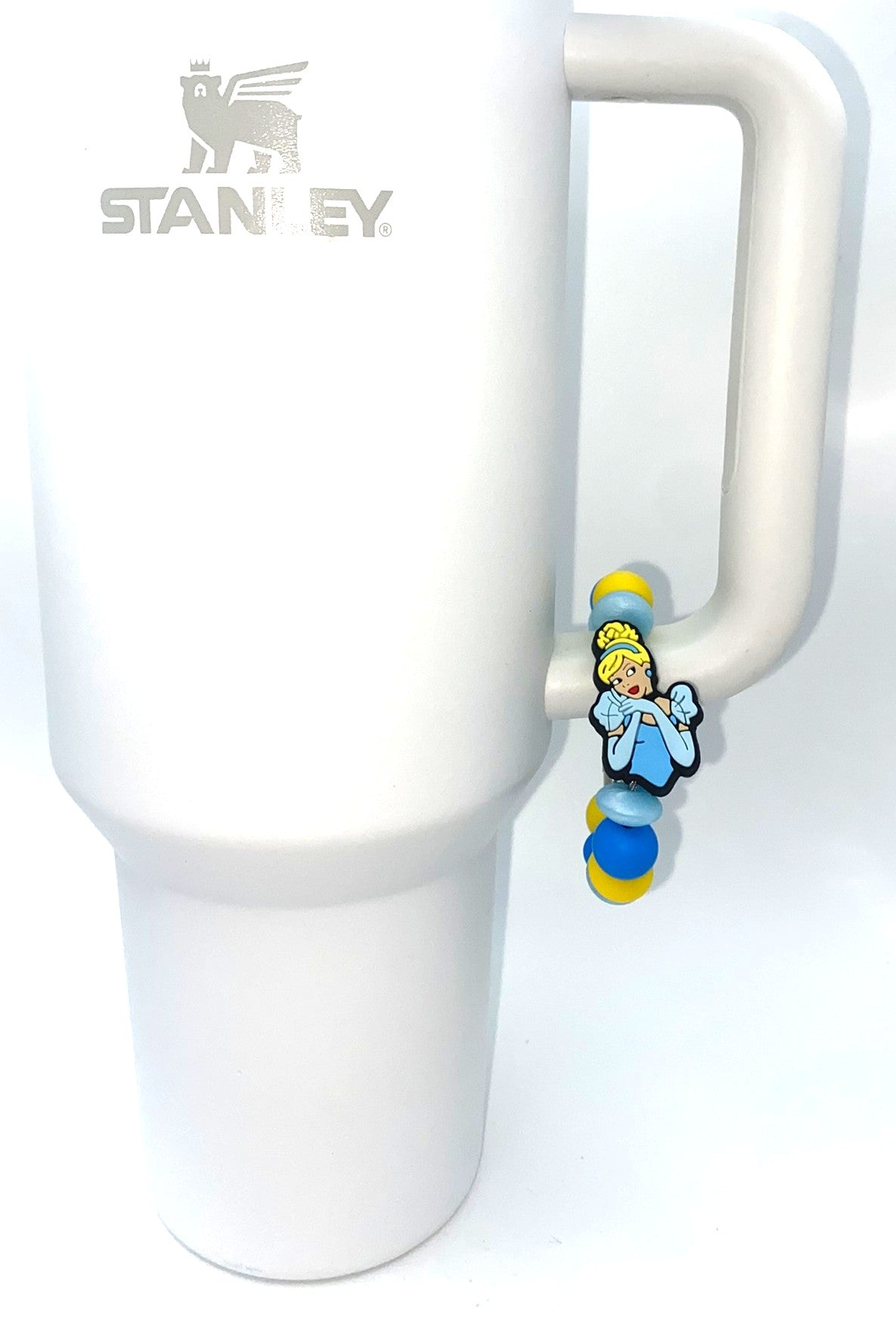 Glass Slipper Princess Cartoon Girl Stanley Tumbler Cup Handle Charm