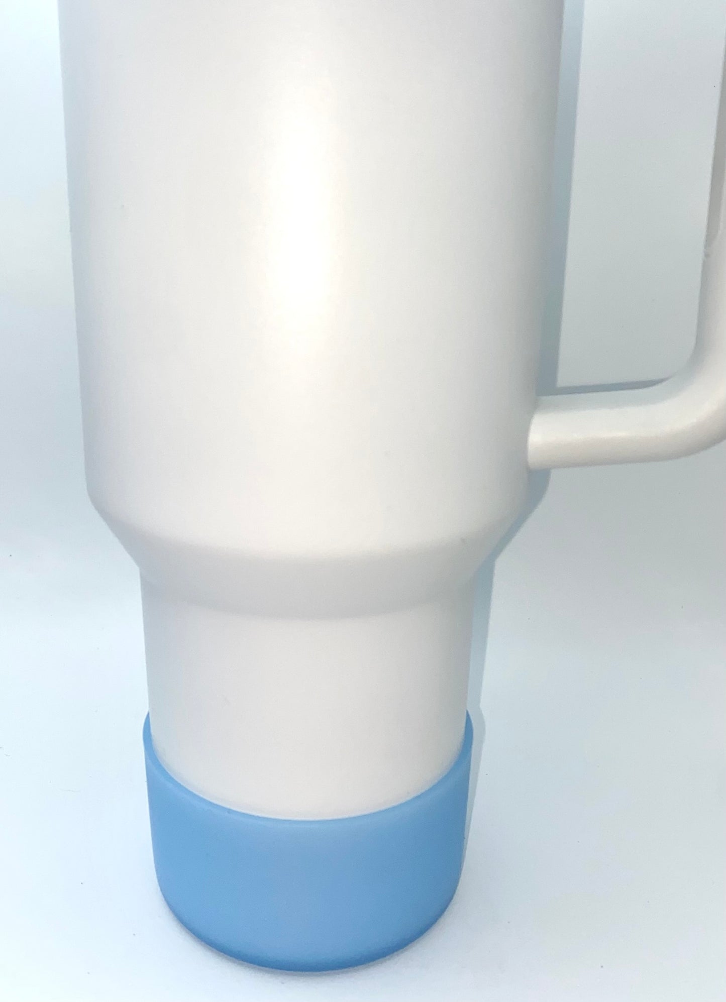 Clear Blue Translucent Frosted Stanley Tumbler Boot Sleeve #48