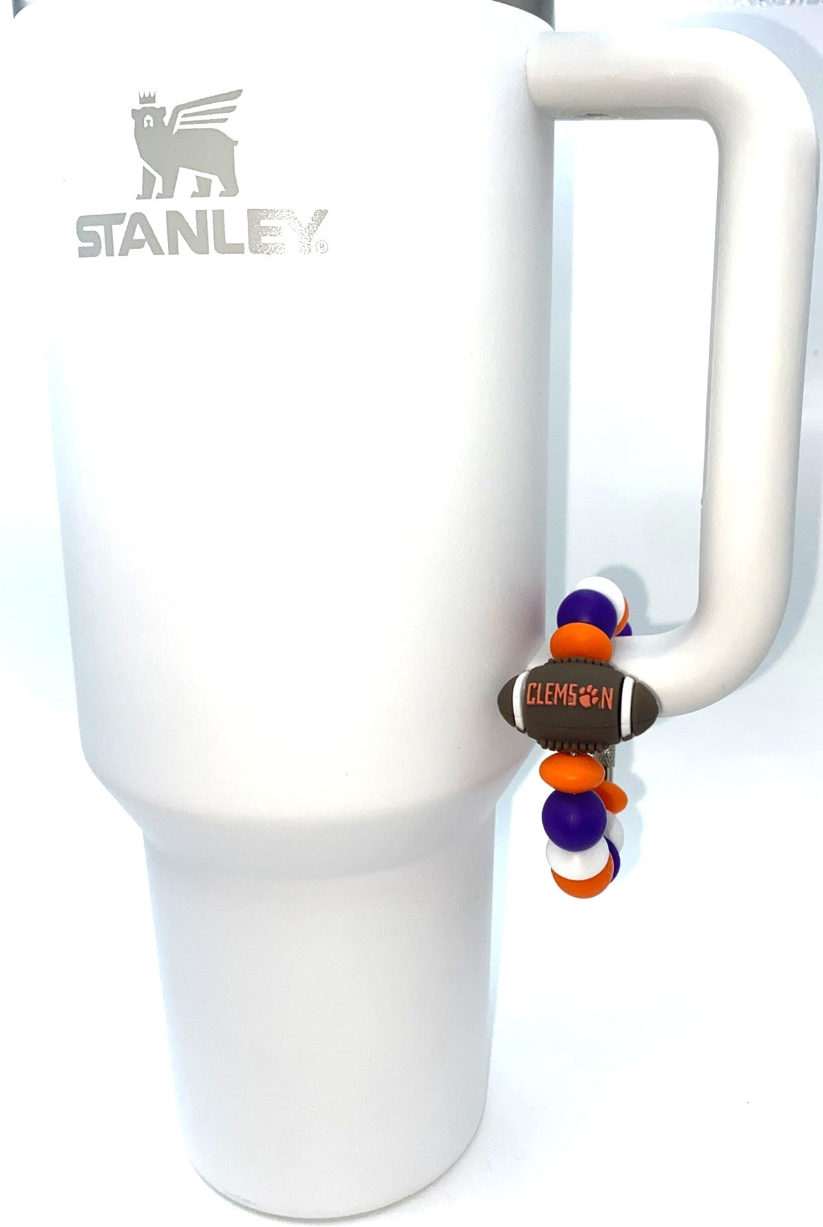 College Football 3D Clemson Stanley Tumbler Cup Handle Charm