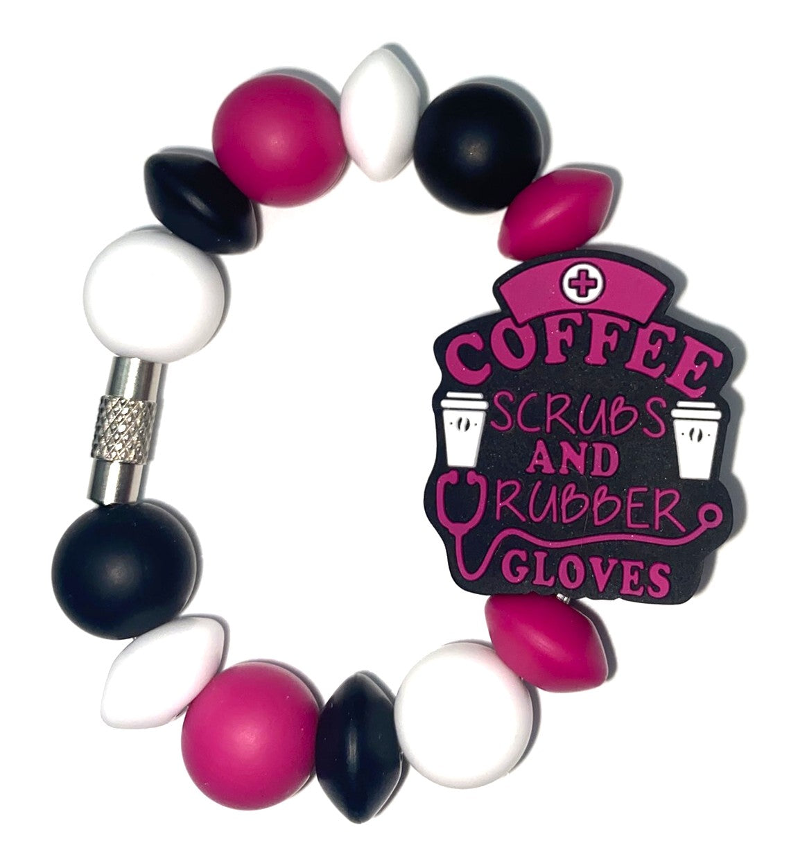 Coffee Scrubs & Rubber Gloves Stanley Tumbler Cup Handle Charm