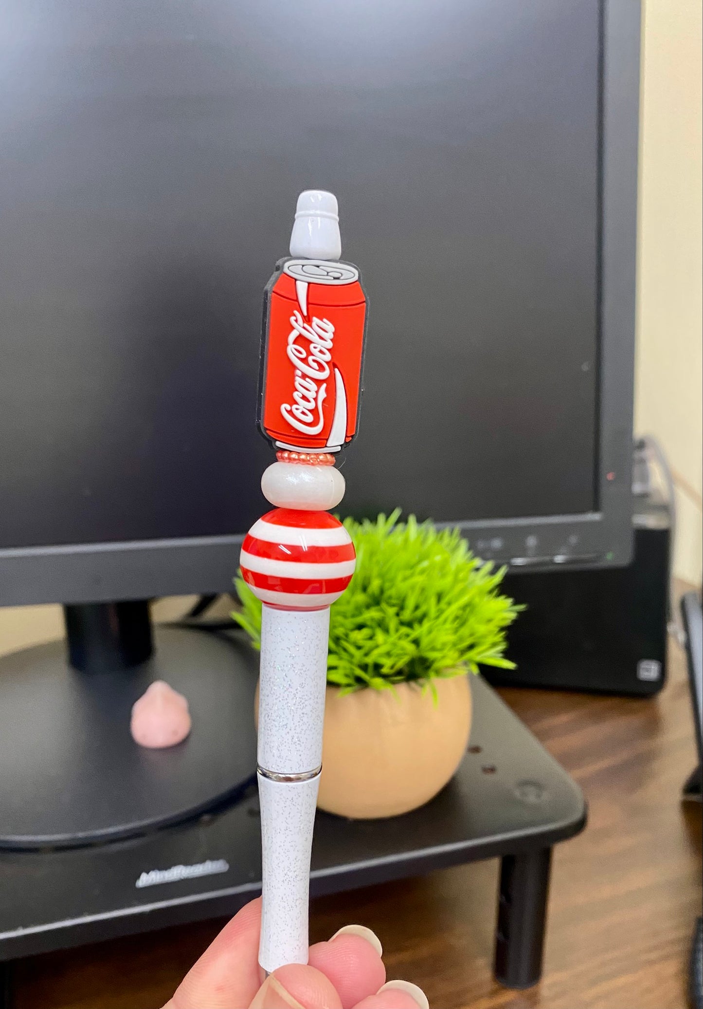 Coke Coca Cola Can Beaded Pen