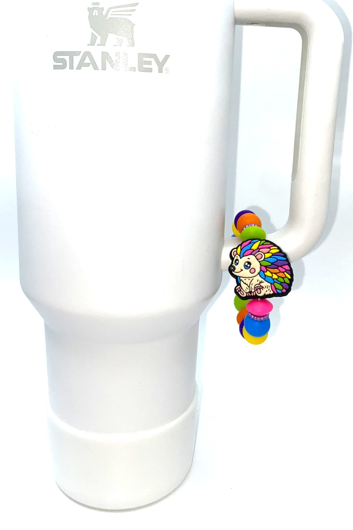Colorful Hedgehog Stanley Tumbler Cup Handle Charm