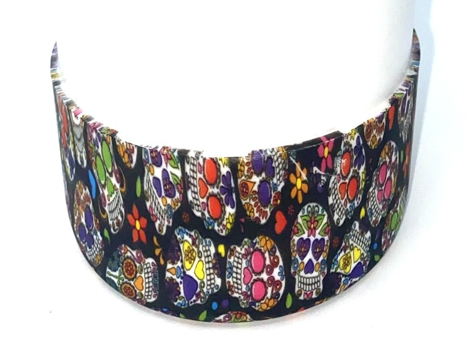 Colorful Sugar Skulls Stanley Tumbler Boot Sleeve #62