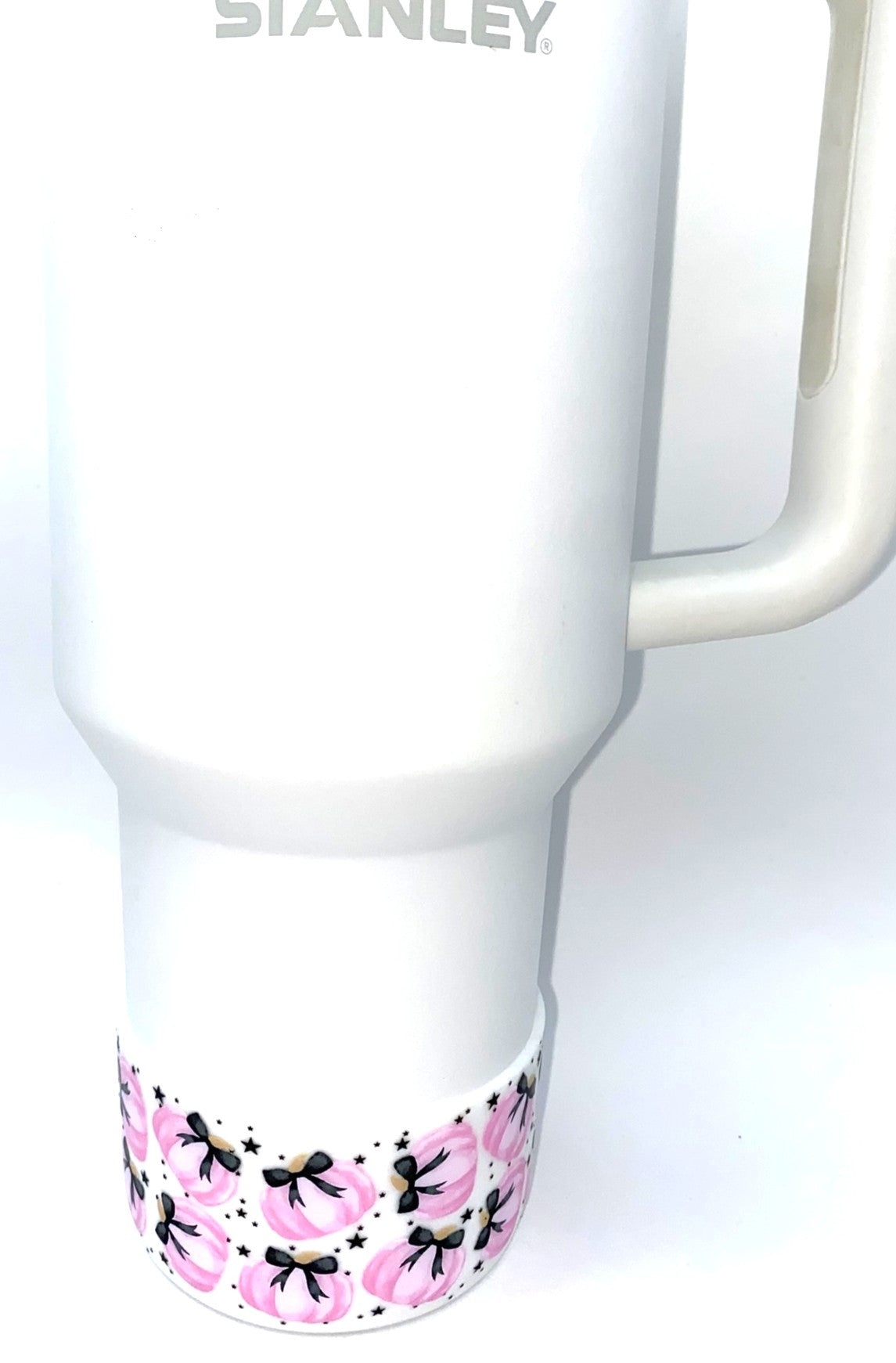 Coquette Bows Pumpkins Stanley Tumbler Boot Sleeve #209