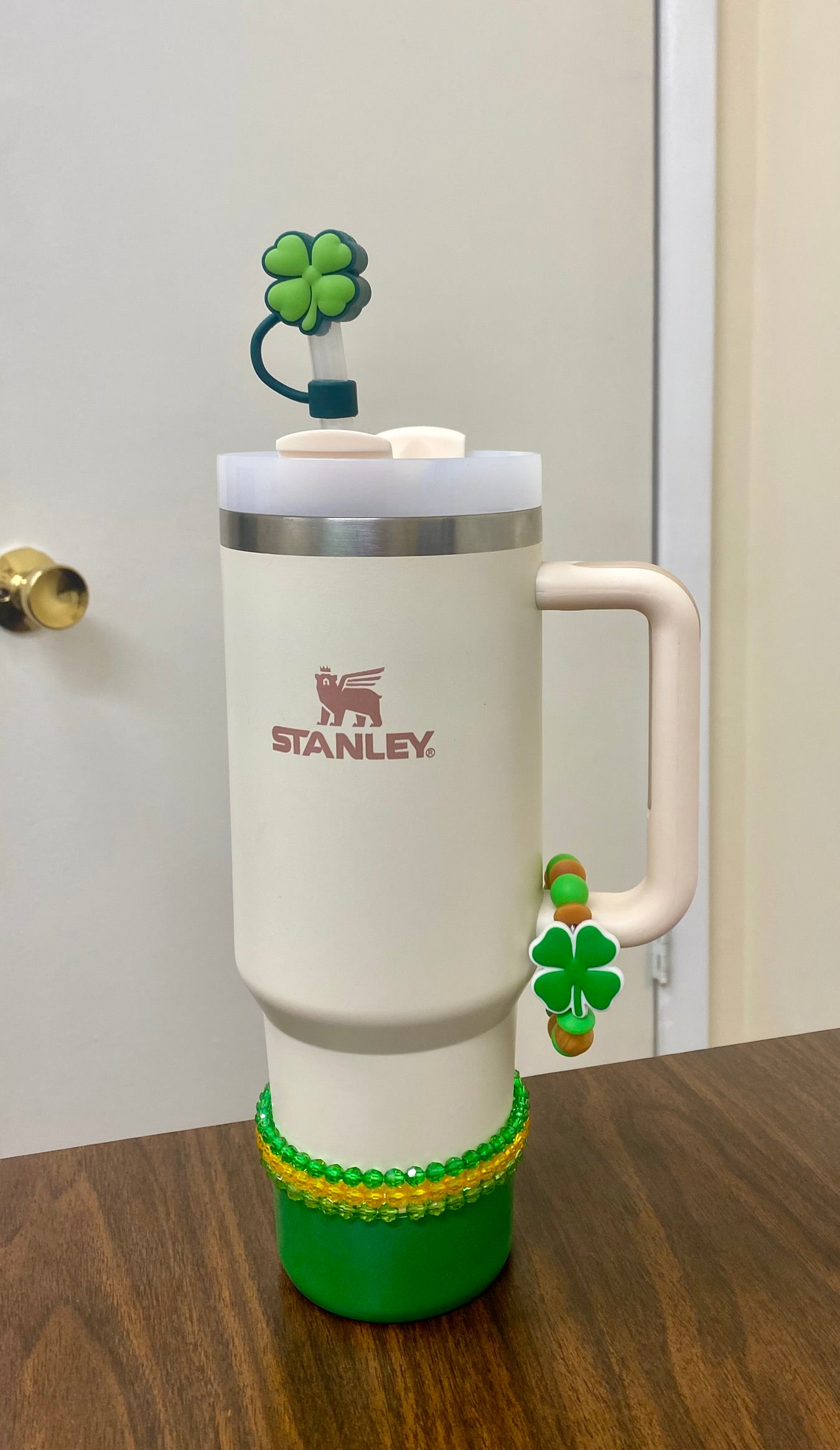 4 Leaf Clover St Patrick's Day Straw Topper
