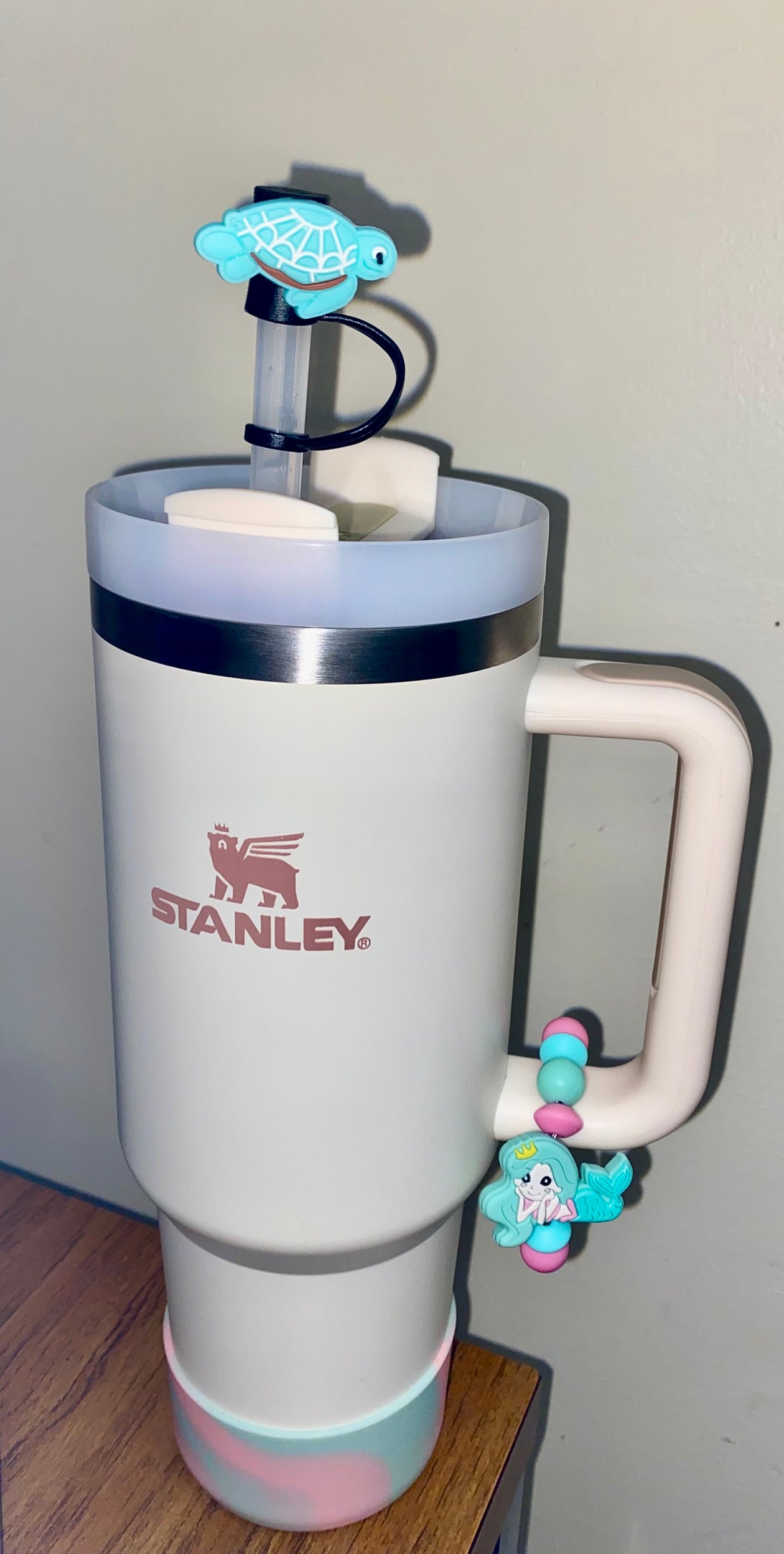 Mint Mermaid Stanley Tumbler Cup Handle Charm
