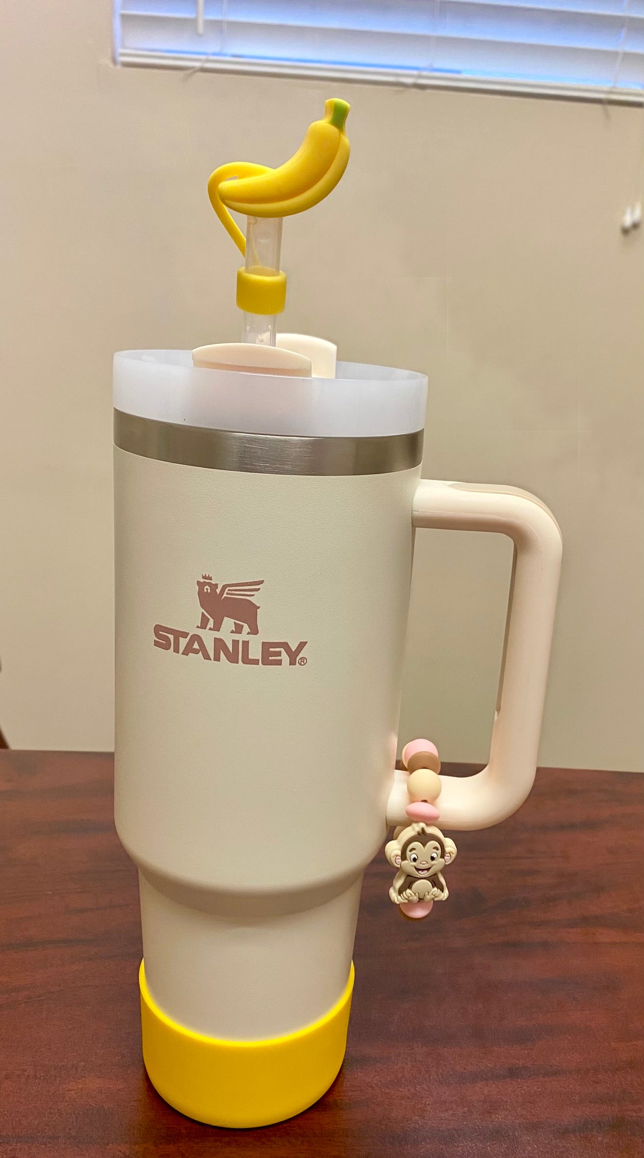 Banana 3D Straw Topper