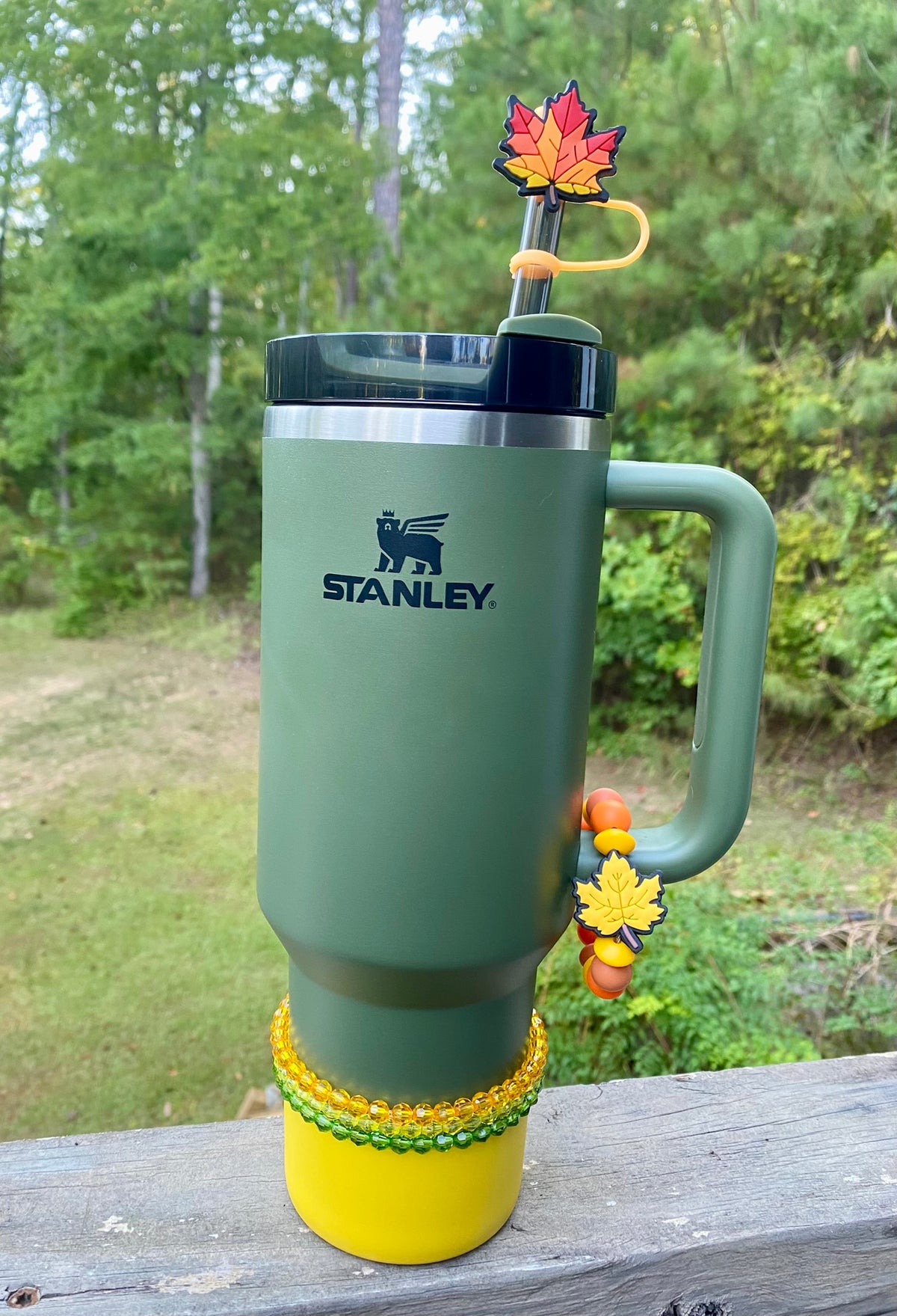Yellow Stanley Tumbler Boot Sleeve #50