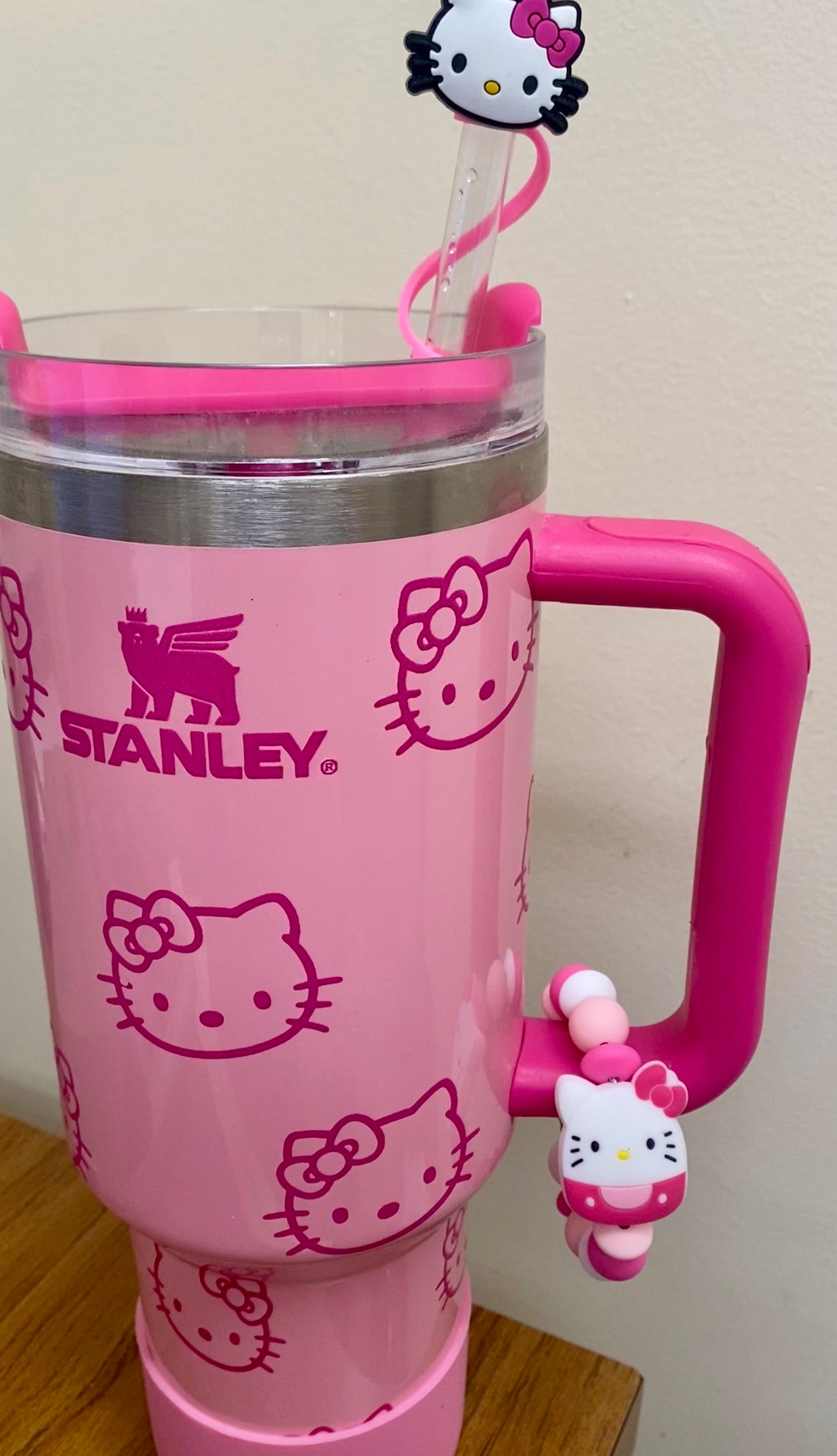 Cute Kitty Face Straw Topper