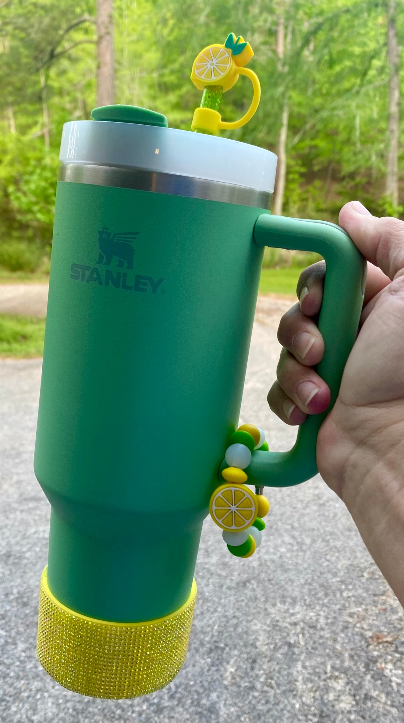 Lemon Slice Fruit Stanley Tumbler Cup Handle Charm
