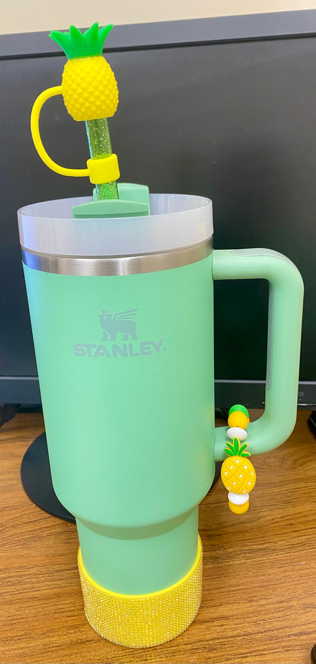 Pineapple Fruit Stanley Tumbler Cup Handle Charm