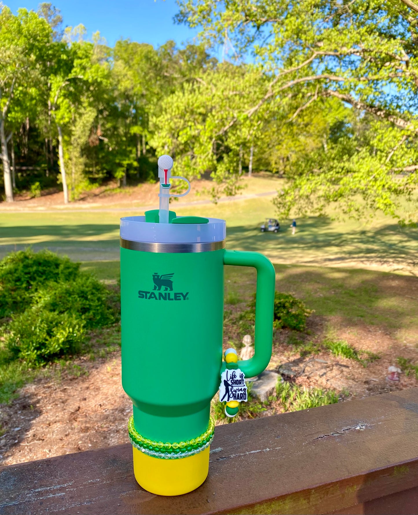 Yellow Stanley Tumbler Boot Sleeve #50