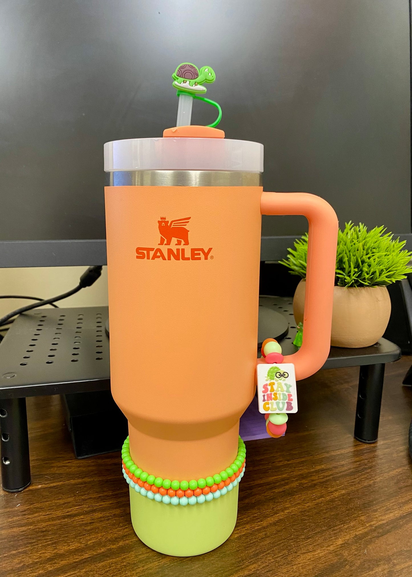 Light Melon Lime Green Stanley Tumbler Boot Sleeve #27