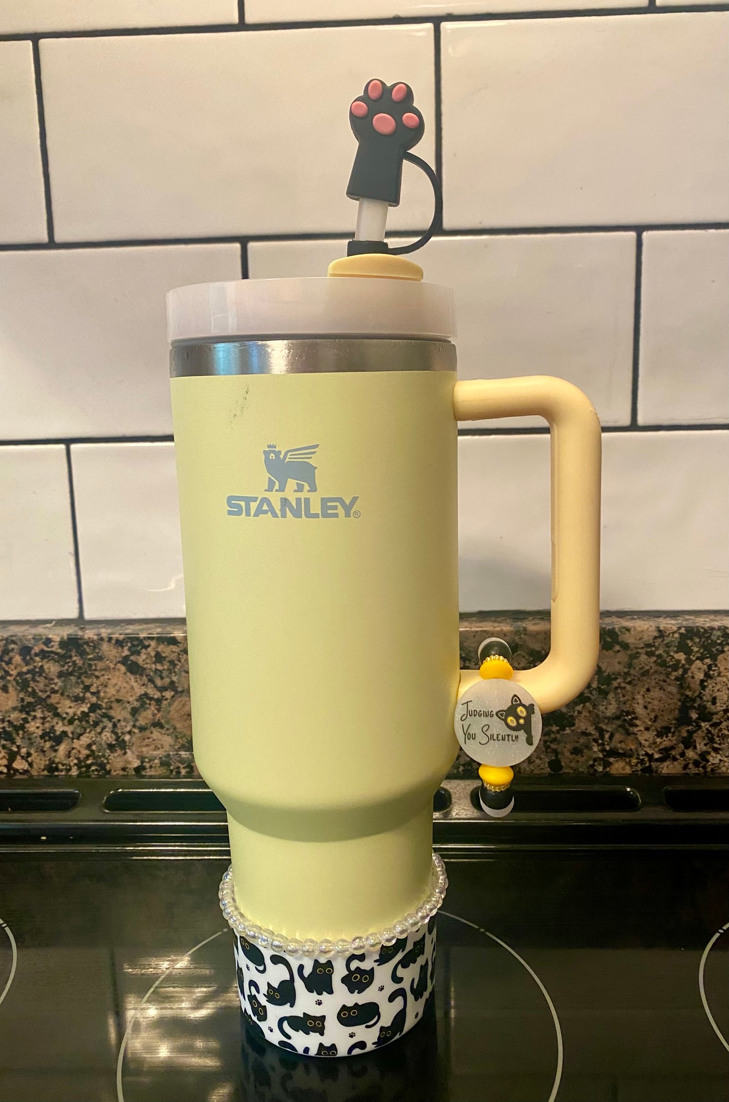 Black Cats Stanley Tumbler Boot Sleeve #128