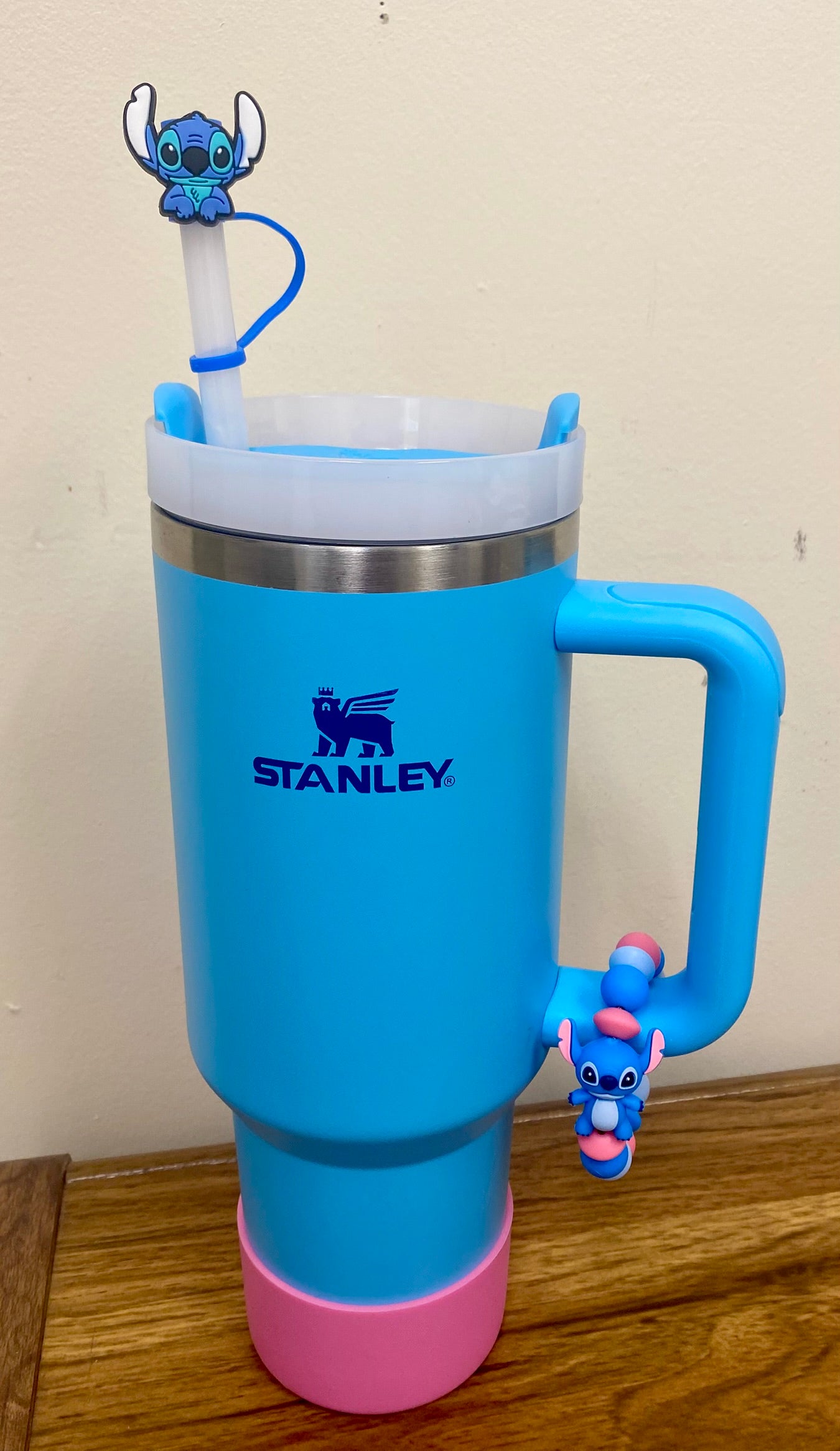 Blue Alien 3D Stanley Tumbler Cup Handle Charm