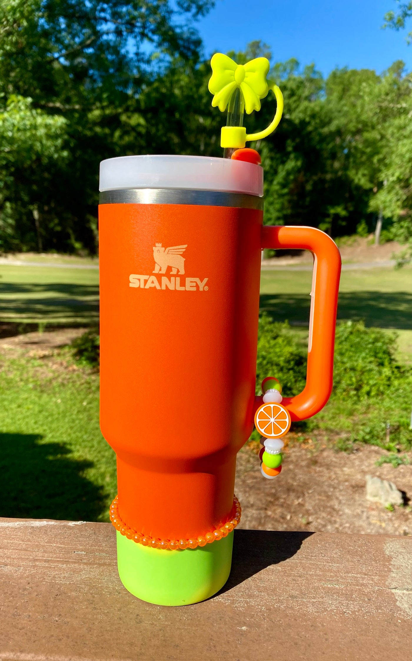 Lime Green Stanley Tumbler Boot Sleeve #119