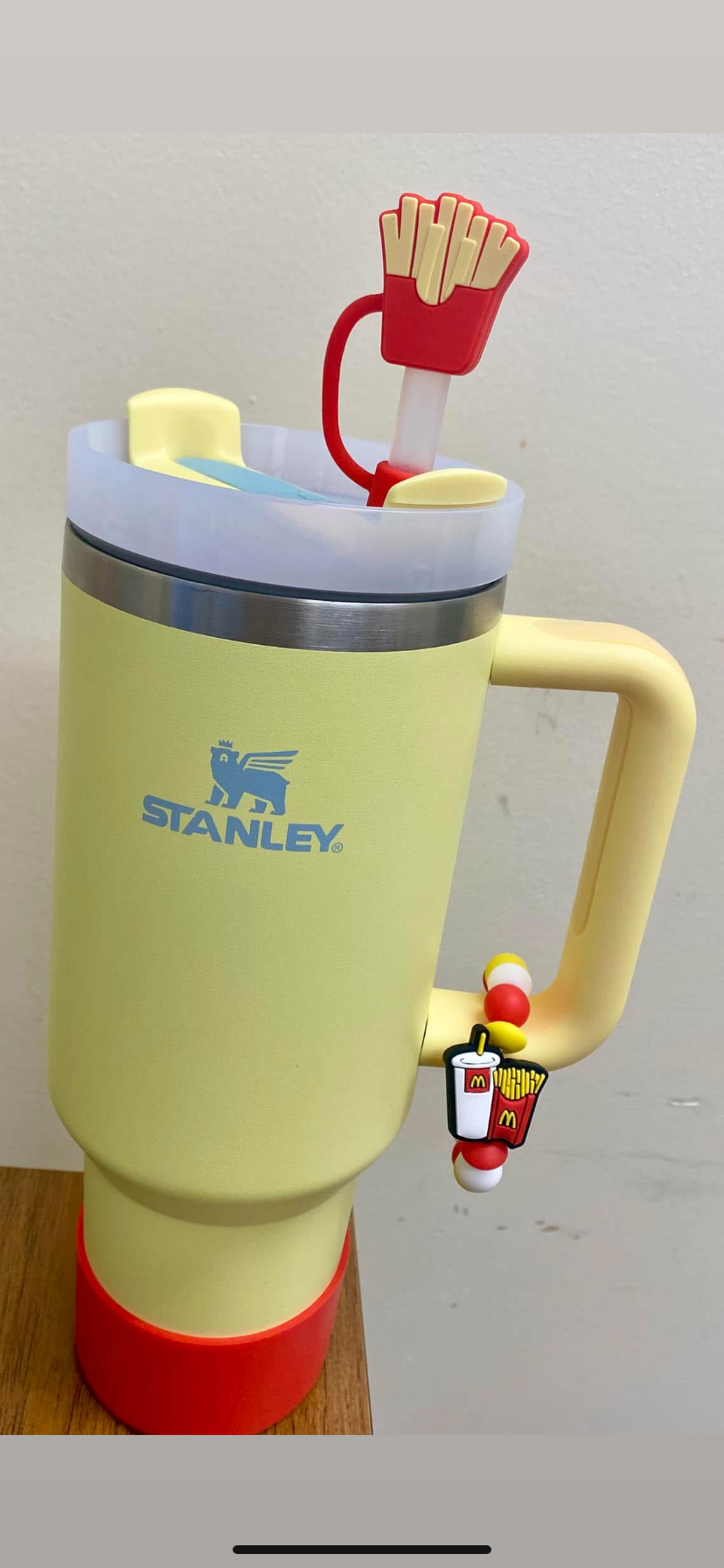 Fast Food Fries & Drink Stanley Tumbler Cup Handle Charm