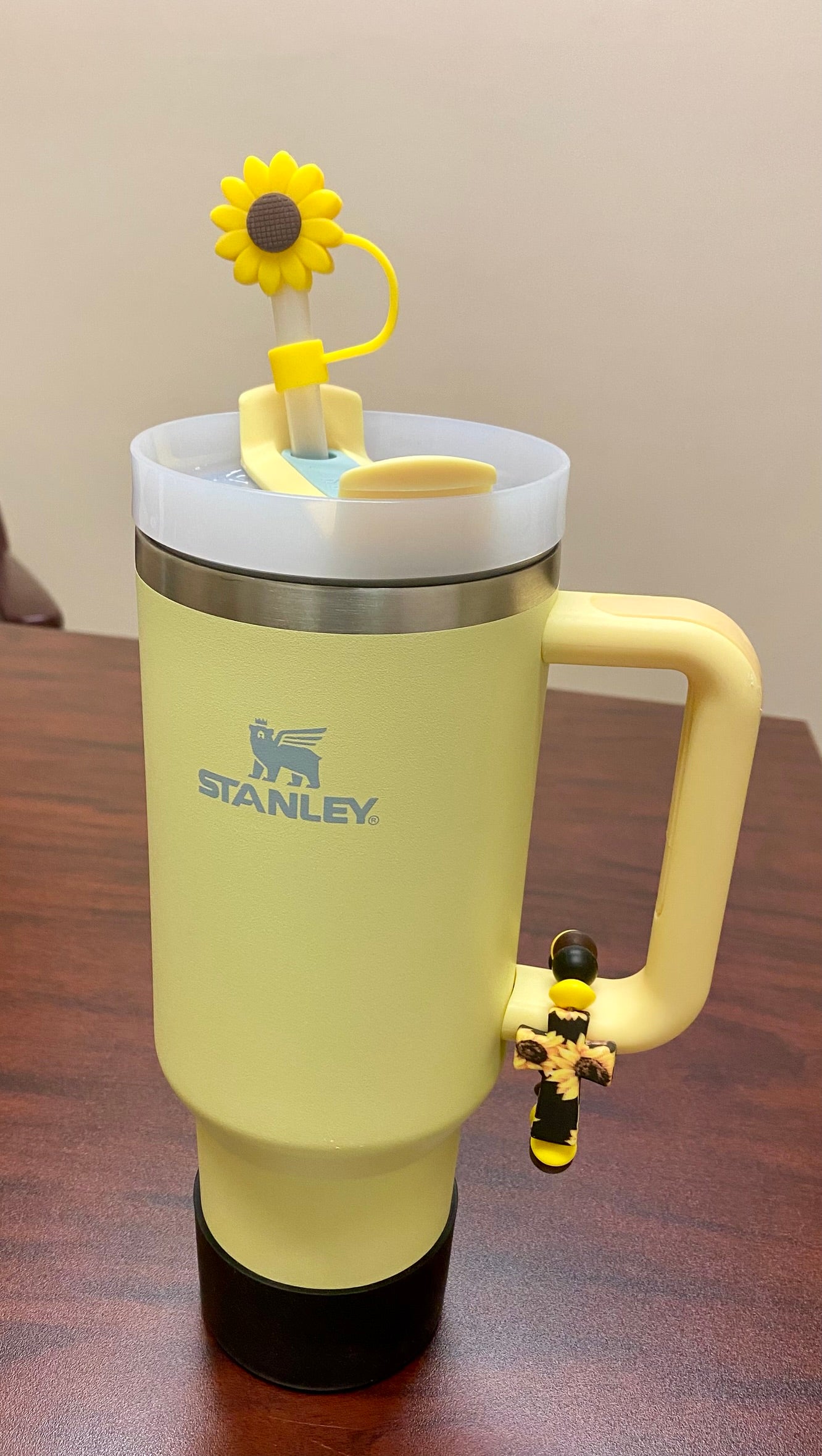 Sunflower 3D Straw Topper