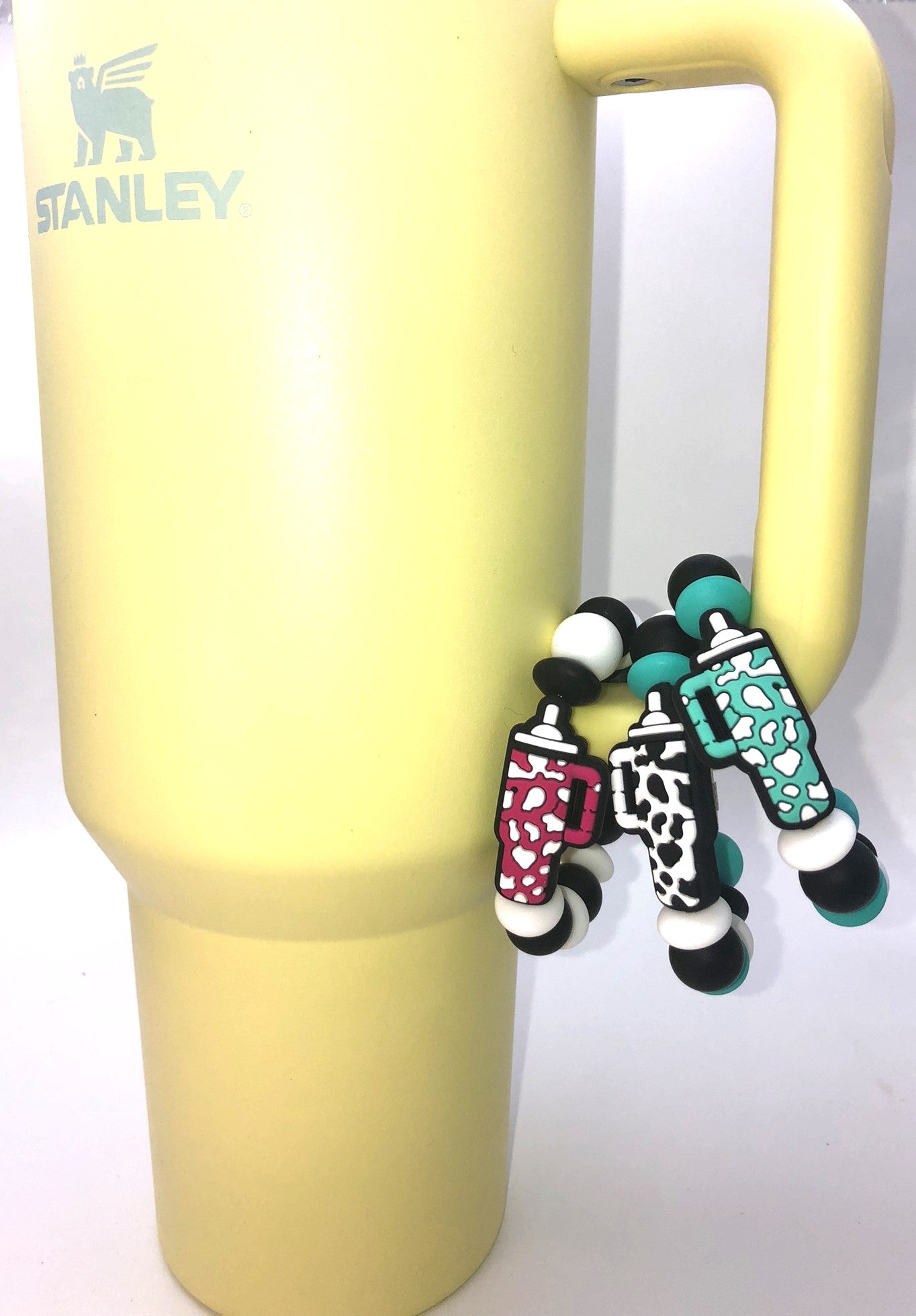 Cow Print Tumbler Stanley Tumbler Cup Handle Charm