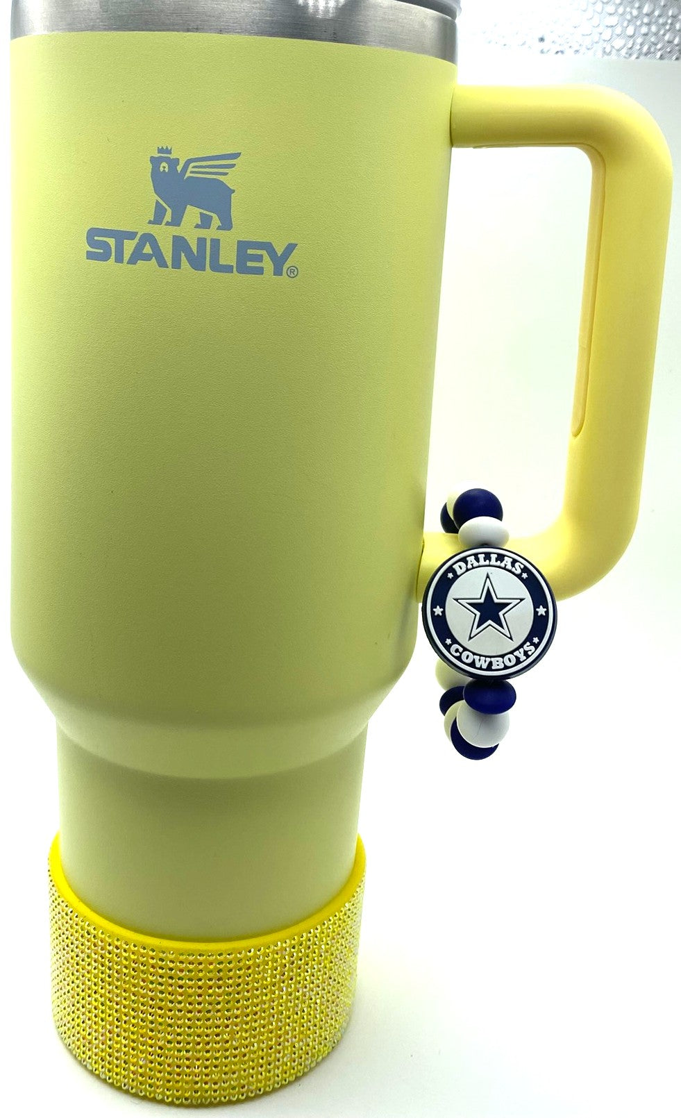 Cowboys Football Round Stanley Tumbler Cup Handle Charm