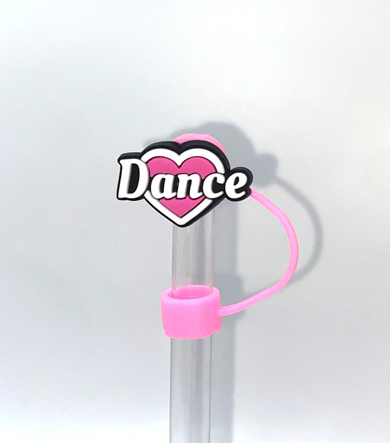 Dance Heart Straw Topper